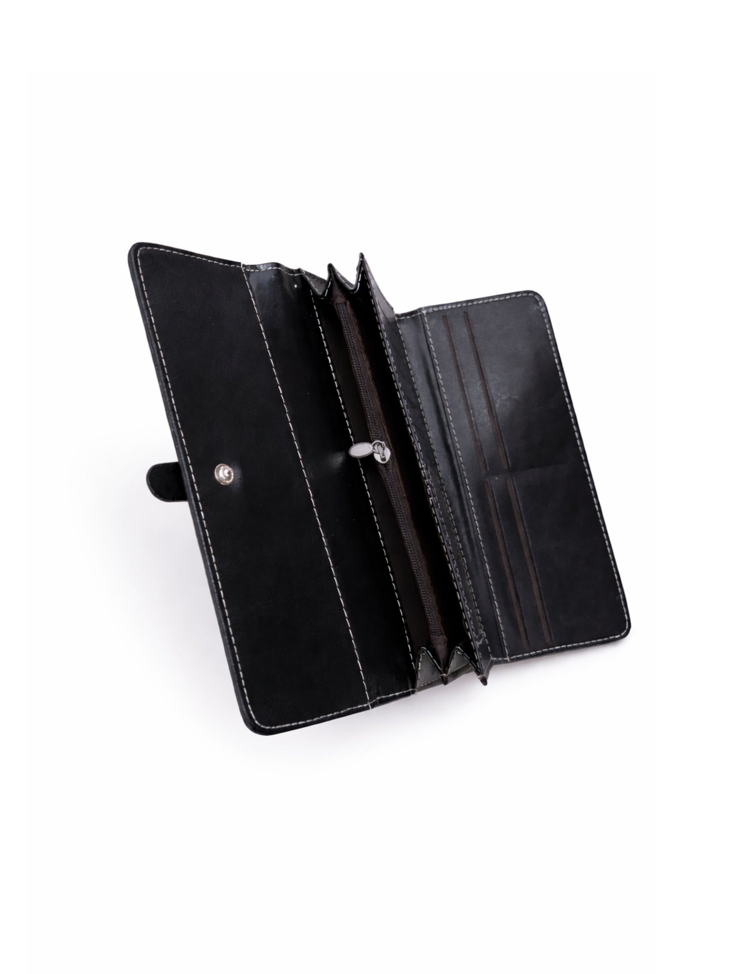 StrapSeal Trifold Wallet - Black