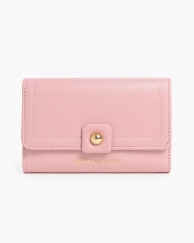 Simple & Classic Trifold wallet - Pink