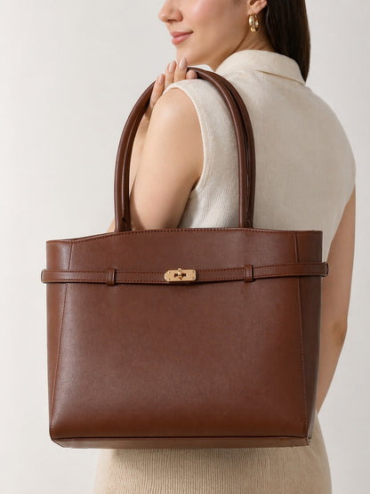 The Timeless Tote Bag - Brown