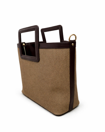 Everyday Frame Tote Bag - Brown