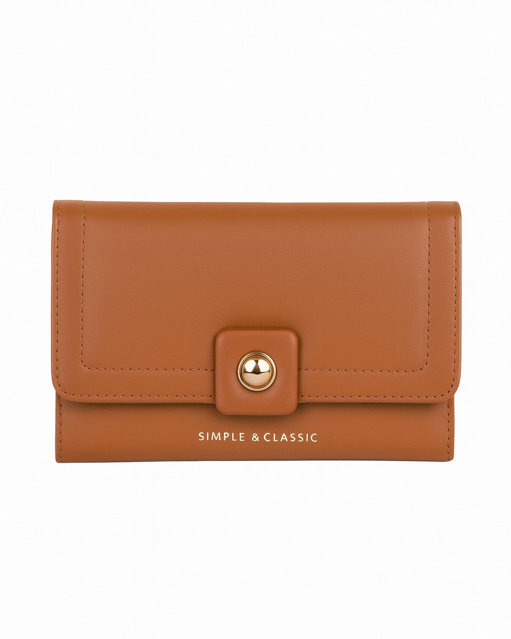 Simple & Classic Trifold wallet - Brown