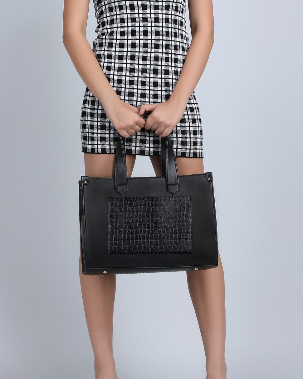 Regular Unlimited Laptop Tote Bag - Black