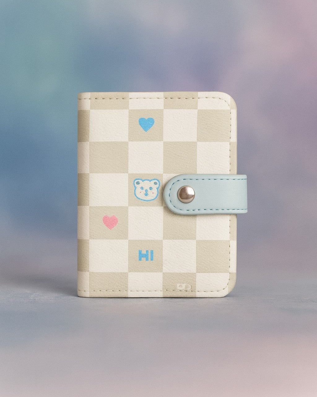 Heart Solid Card Holder – Green