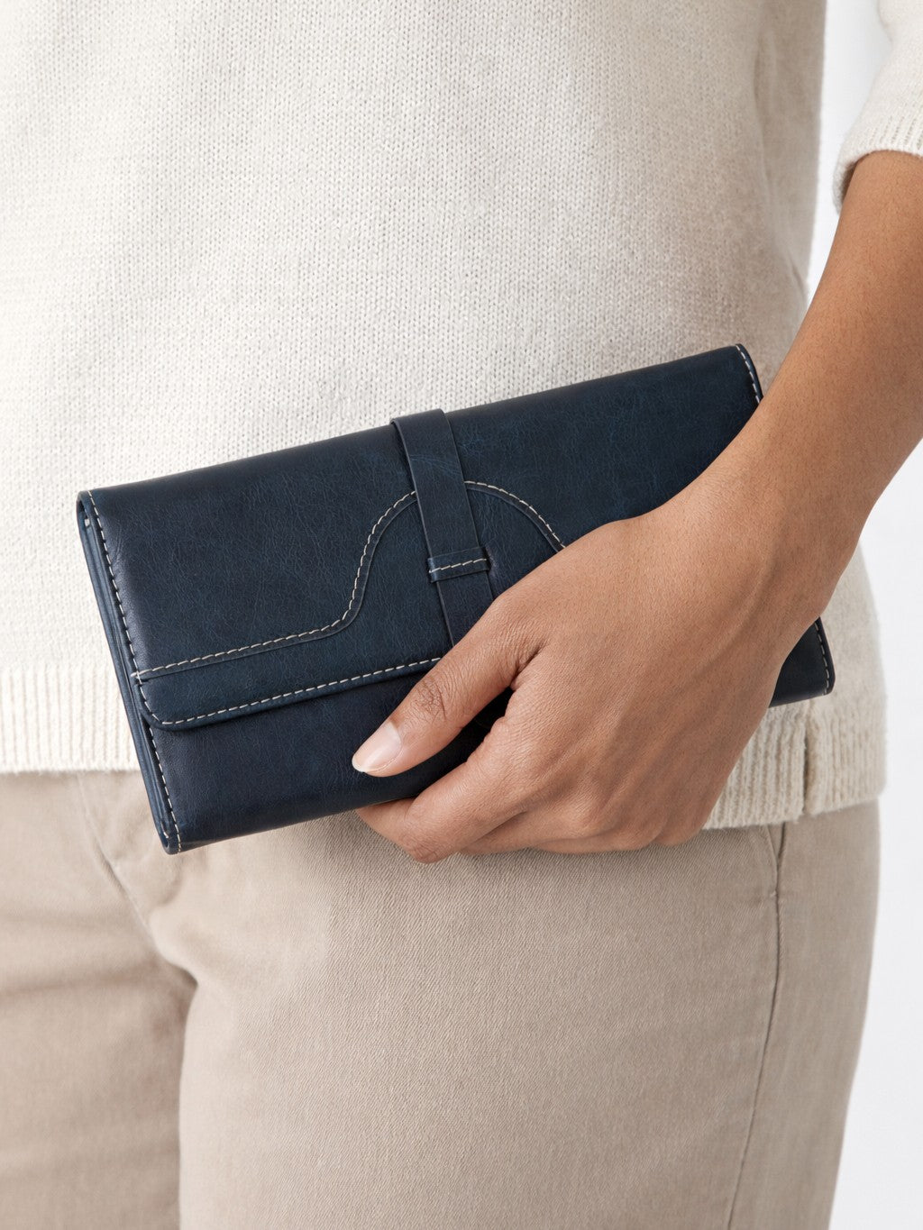 StrapSeal Trifold Wallet - Blue