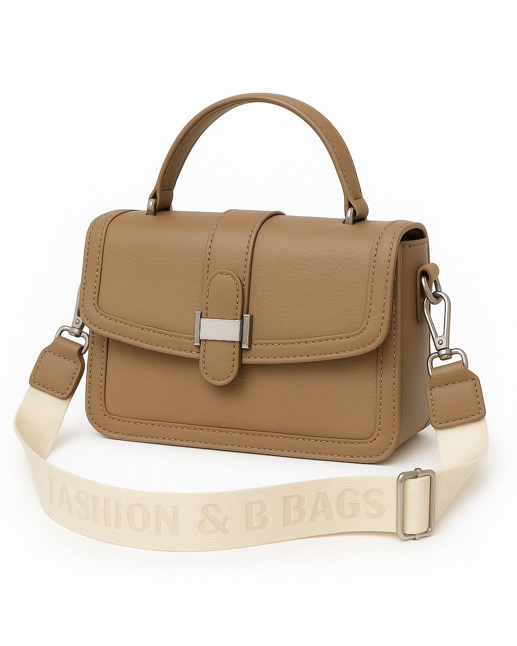 CarryMe Chic 3 Compartment Sling Bag - Coffee