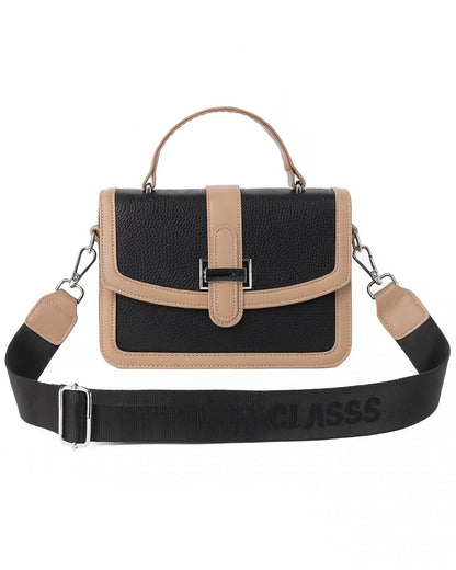 CarryMe Chic 3 Compartment Sling Bag - Black