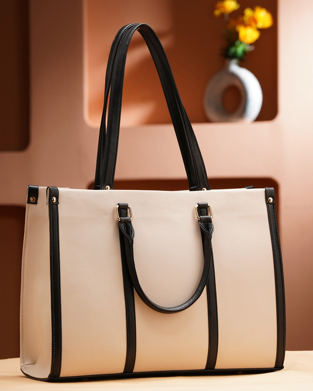 OnTheGo Laptop Tote Bag - Black