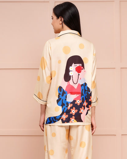 TEA LADY NIGHT SUIT