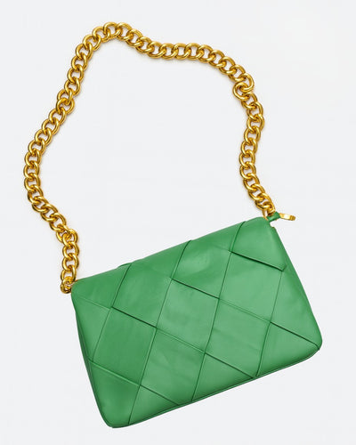 Chain Crush Shoulder Bag