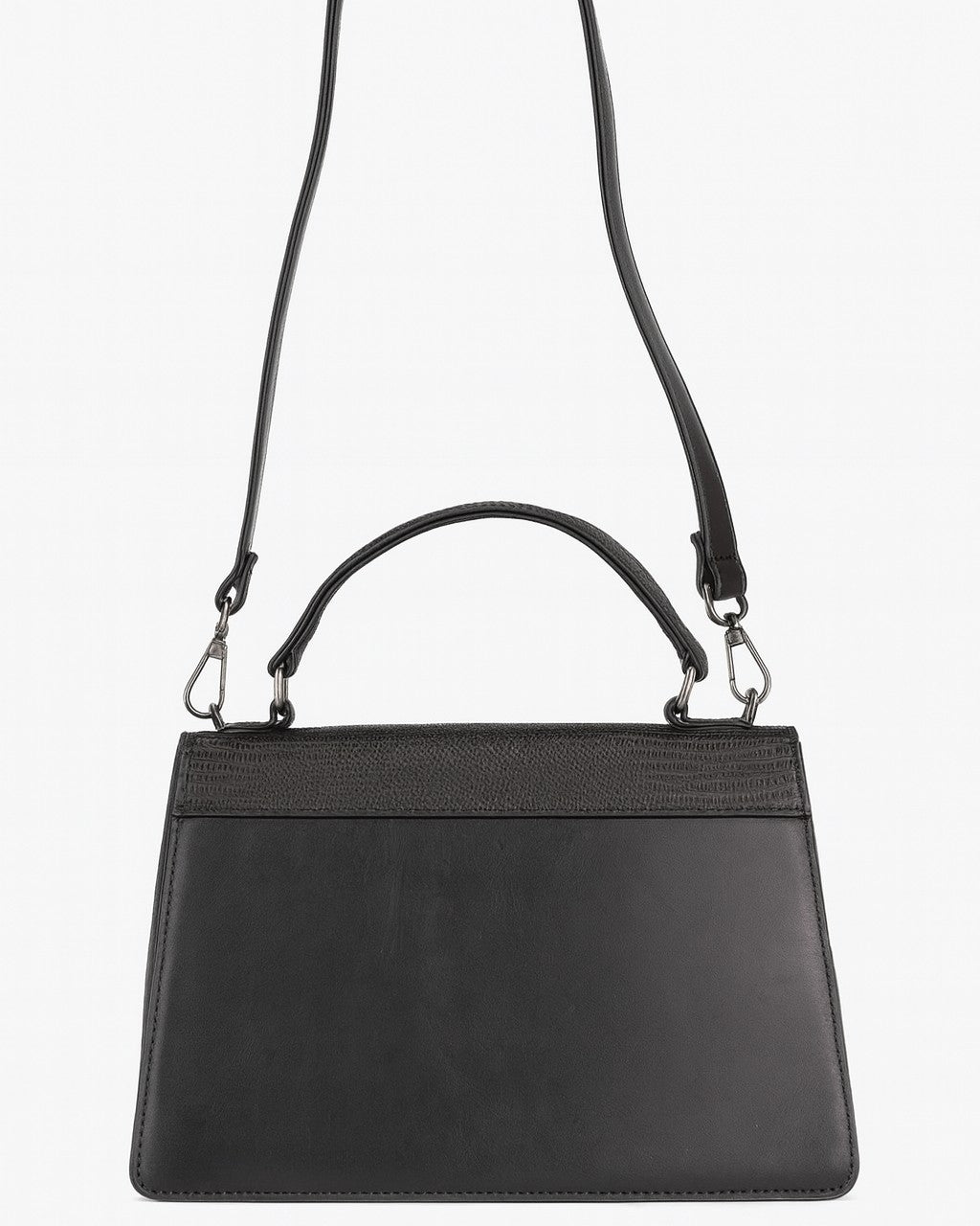 Croco Textured Structured Hand + Sling Bag