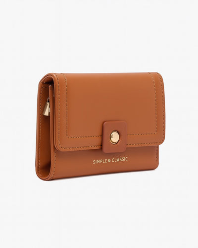 Simple & Classic Trifold wallet - Brown