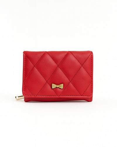 Bow Candy Mini Wallet - Red