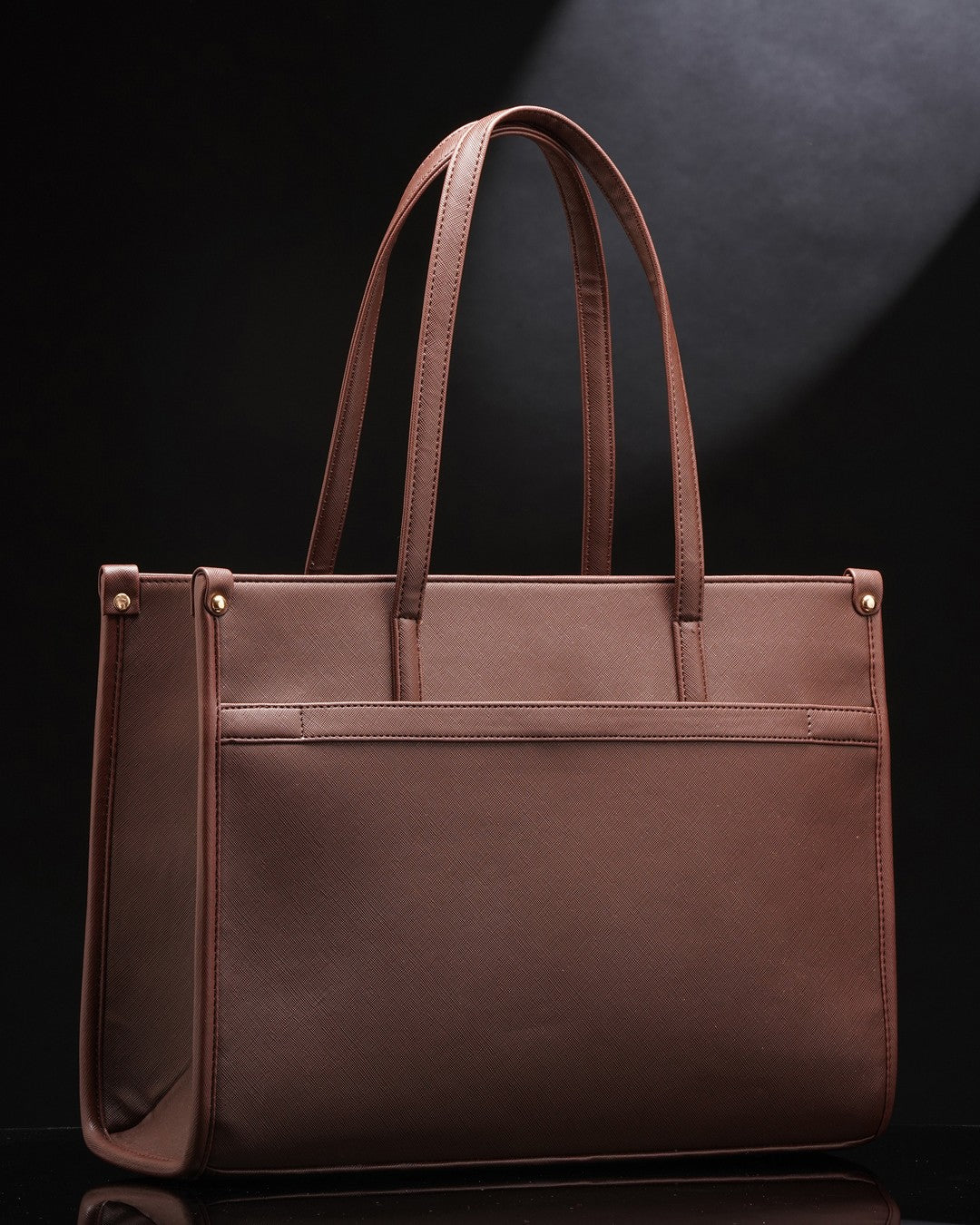 The League Laptop Tote Bag - Full Brown