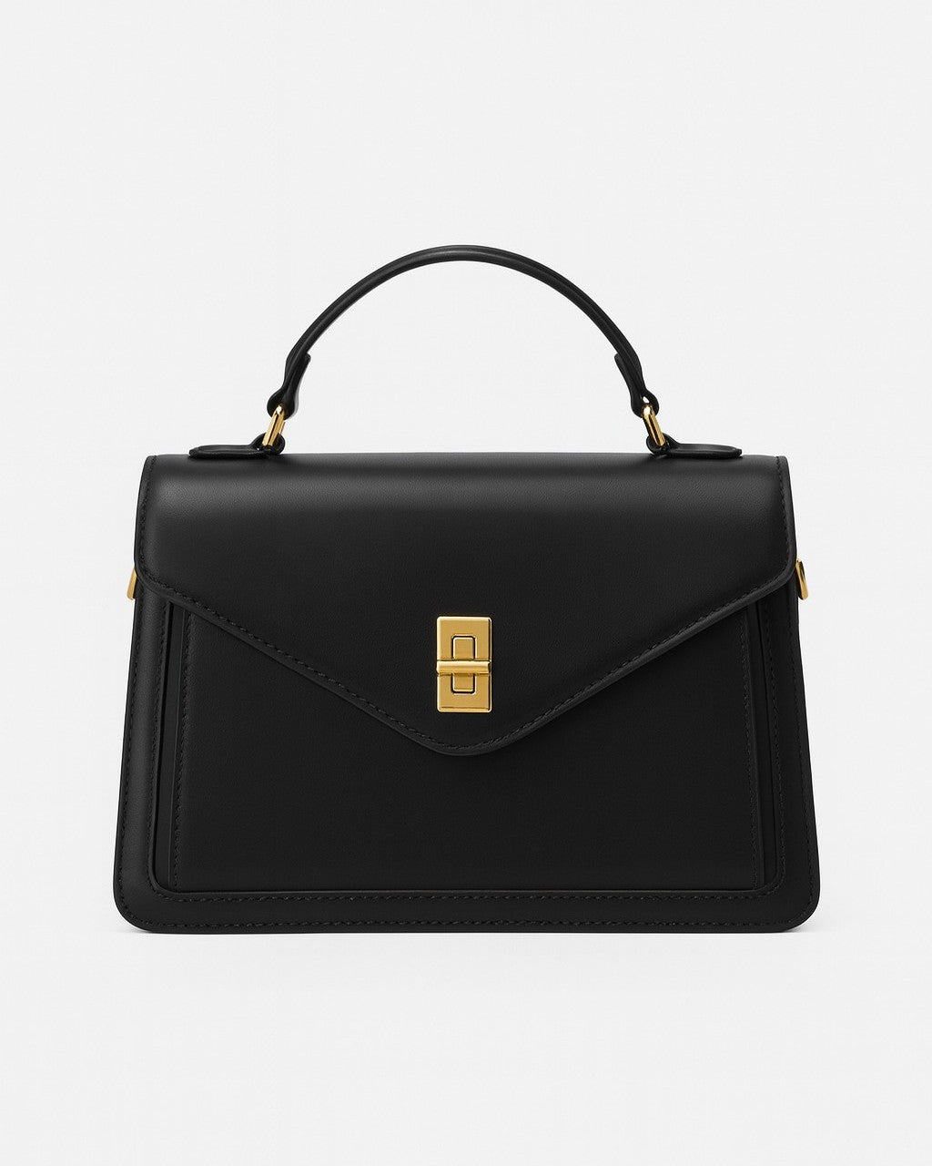 Luxe Line 4 Compartment Sling Bag - Black