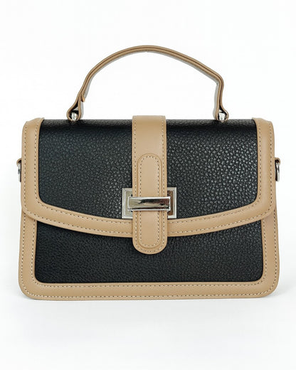 CarryMe Chic 3 Compartment Sling Bag - Black