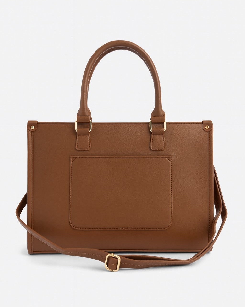 Wrap Up Laptop Tote Bag - Brown