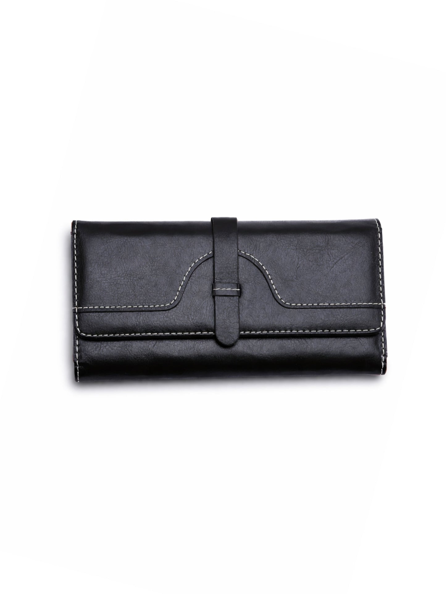 StrapSeal Trifold Wallet - Black