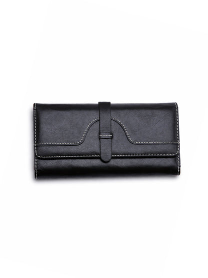 StrapSeal Trifold Wallet - Black