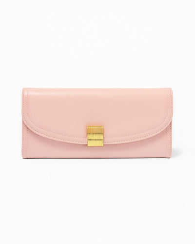 Golden Buckle Trifold Wallet