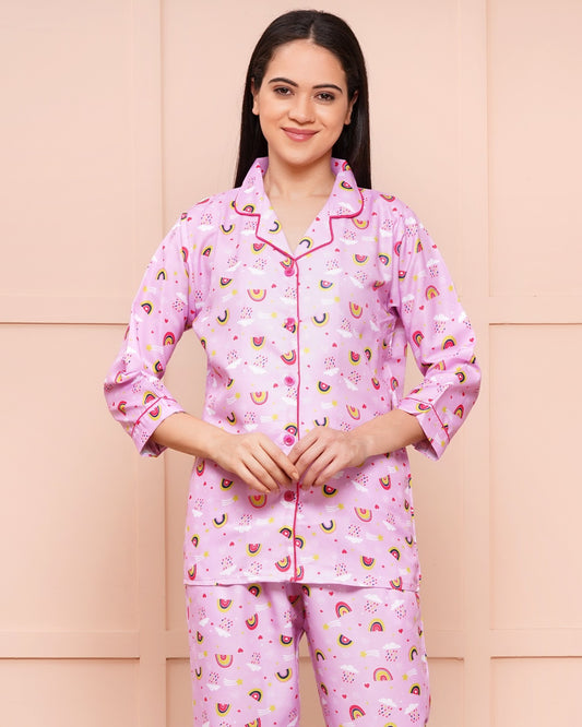 RAINBOW PRINT NIGHT SUIT