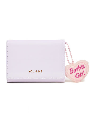 You & Me Mini Trifold Wallet - Purple
