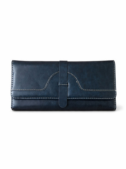 StrapSeal Trifold Wallet - Blue