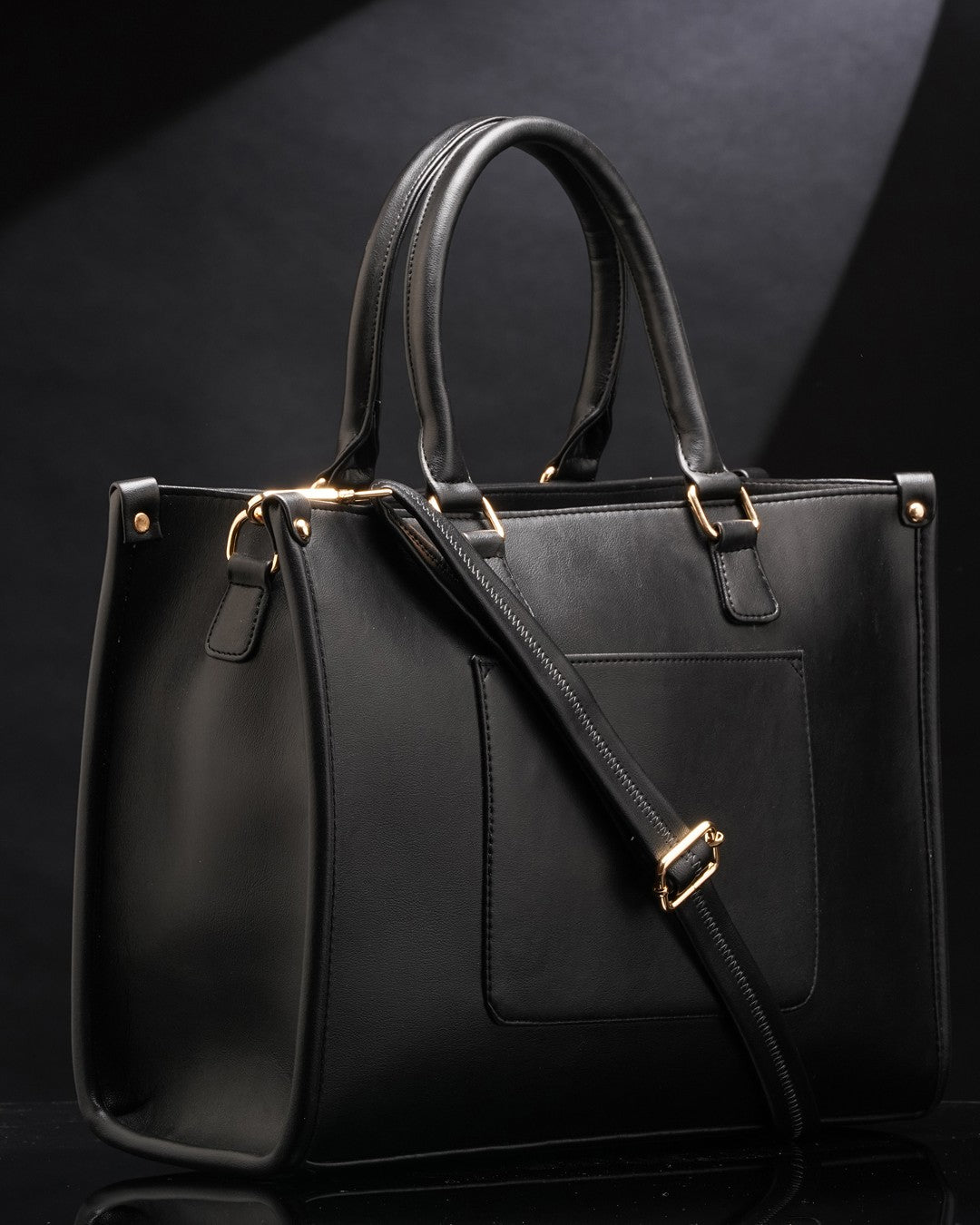 Wrap Up Laptop Tote - Full Black