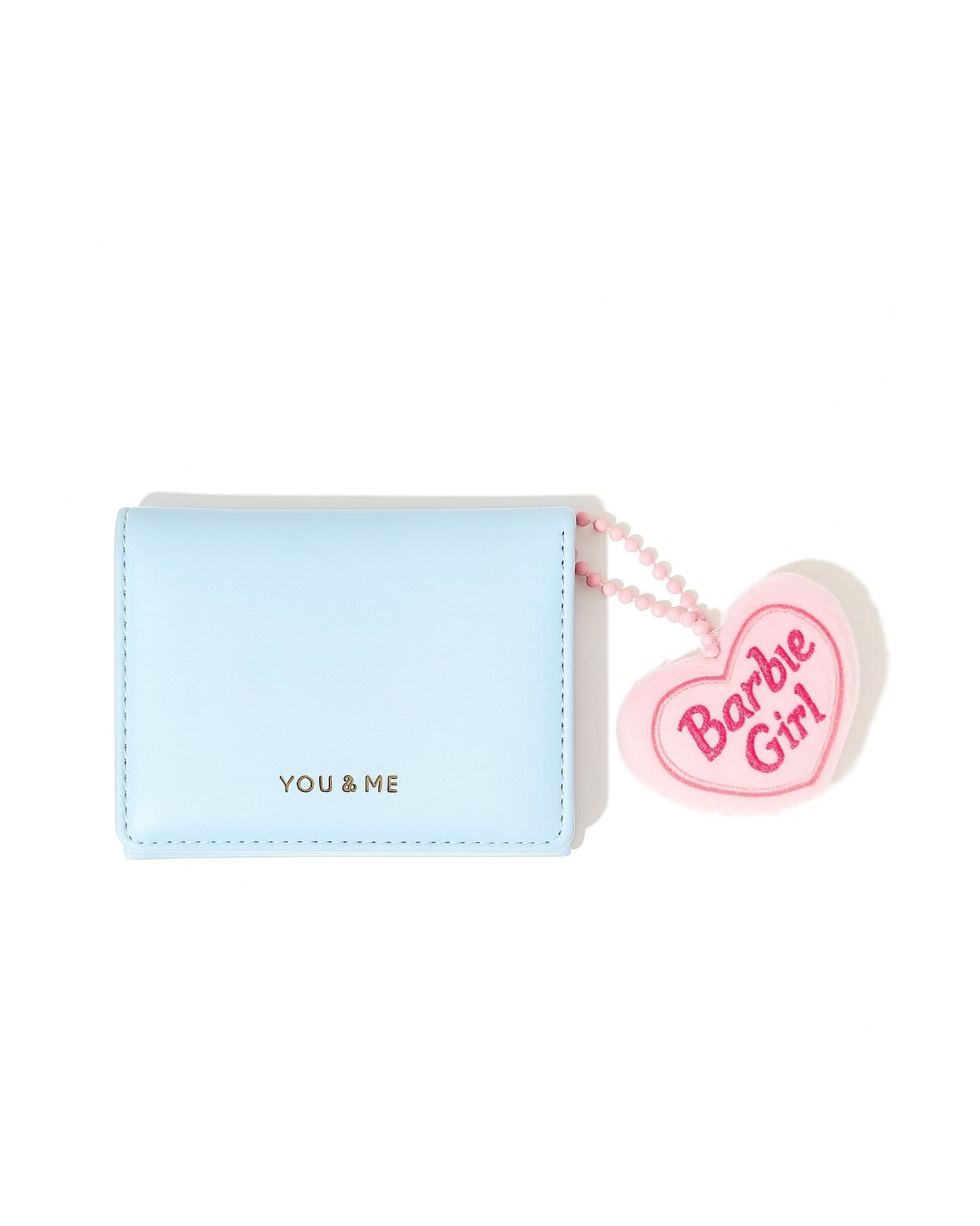 You & Me Mini Trifold Wallet - Blue