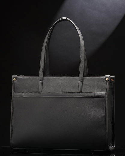 Personalized League Laptop Tote Bag - Full Black