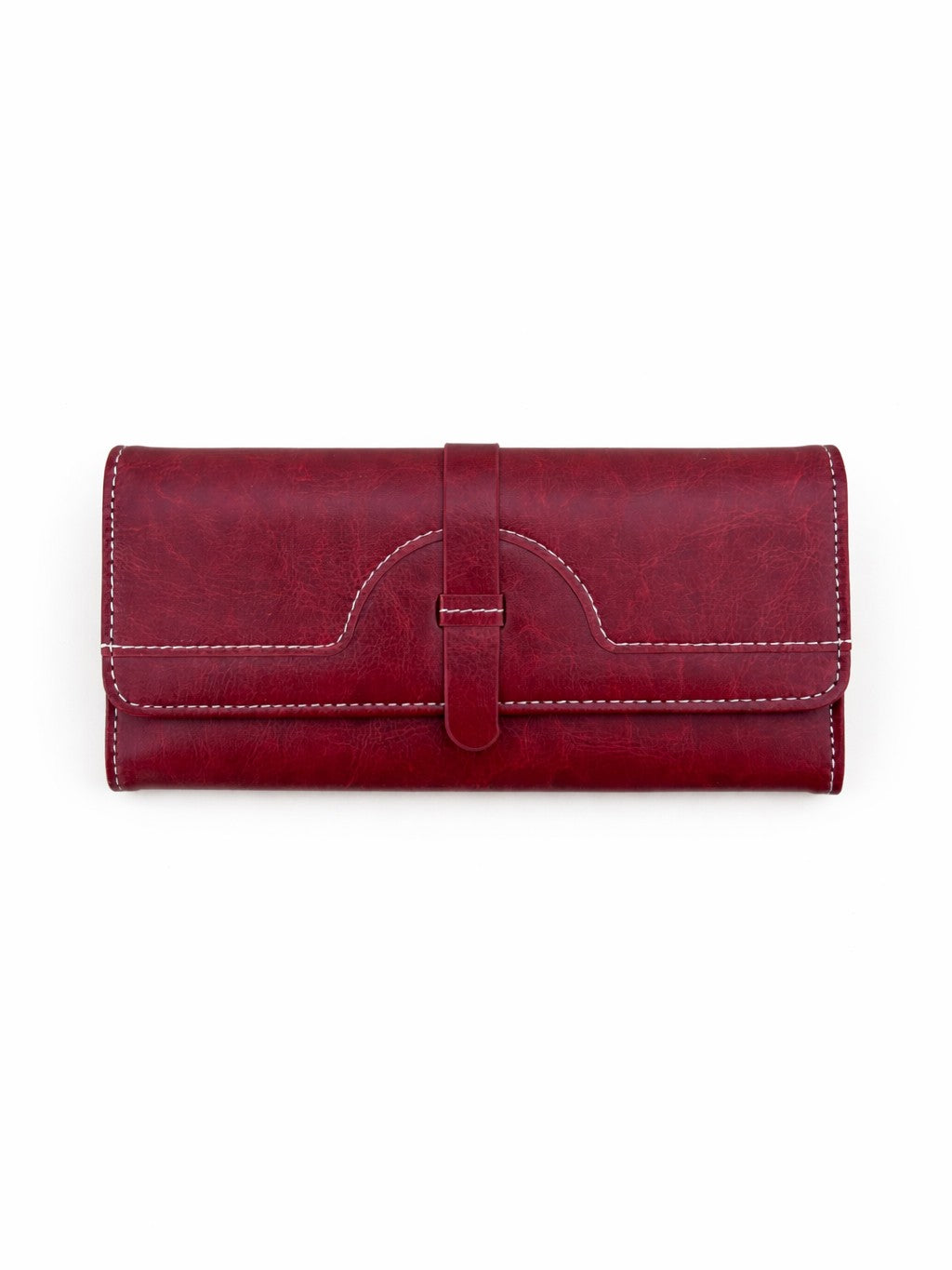 StrapSeal Trifold Wallet - Red