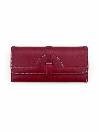 StrapSeal Trifold Wallet - Red