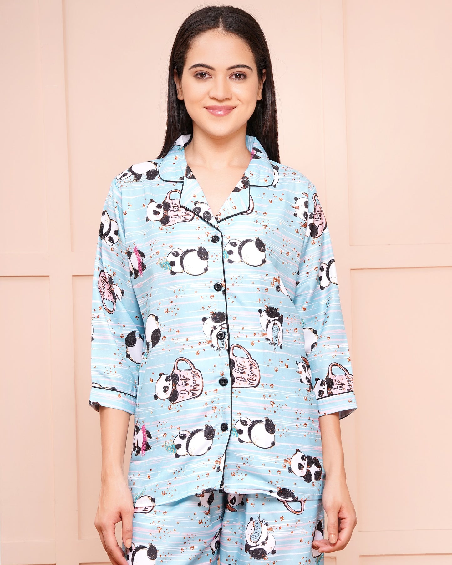 TEDDY PRINT NIGHT SUIT