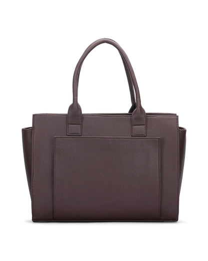 Elite Laptop Tote Bag - Brown