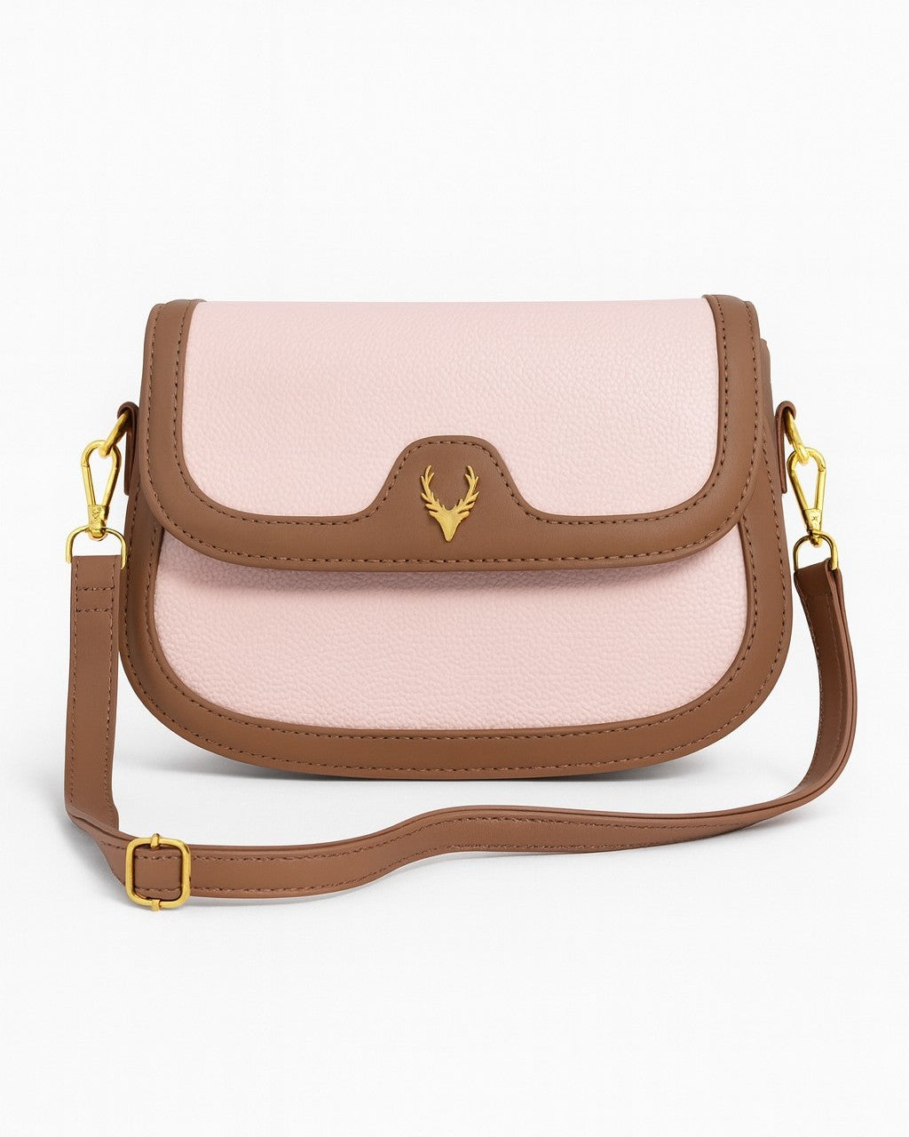 Deer 2 Compartment Sling Bag - Pink