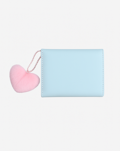 You & Me Mini Trifold Wallet - Blue