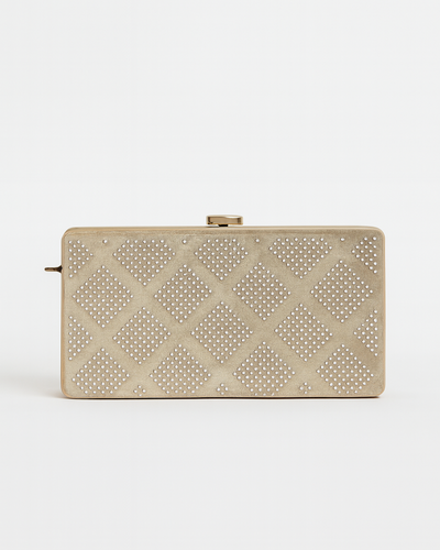 Silver Stud Box Sling Bag