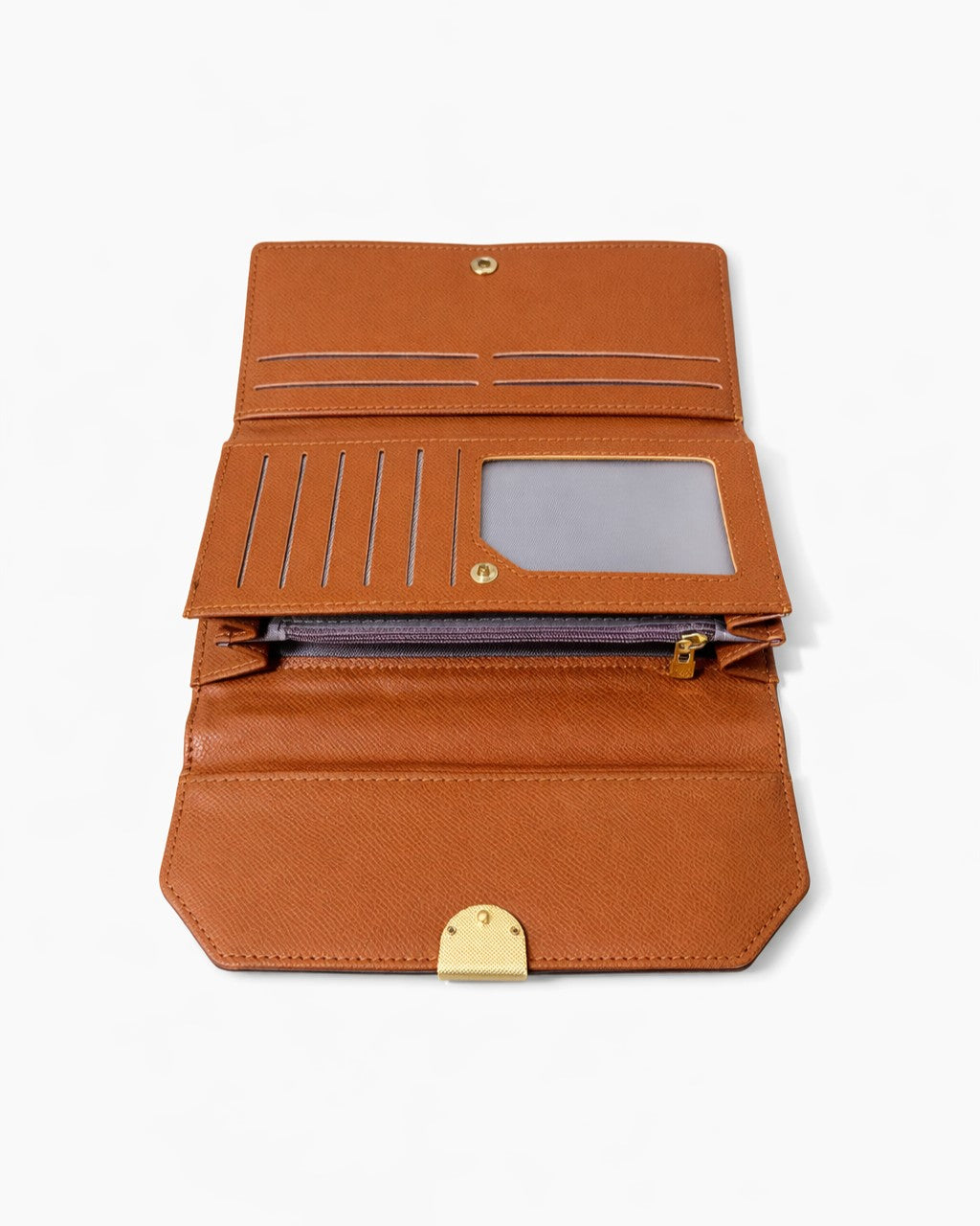 Brown Essential Trifold Wallet