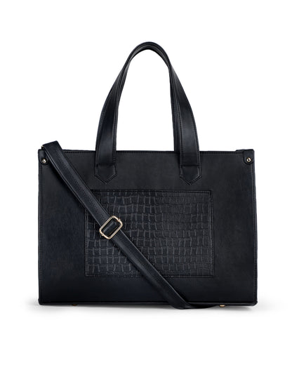 Regular Unlimited Laptop Tote Bag - Black