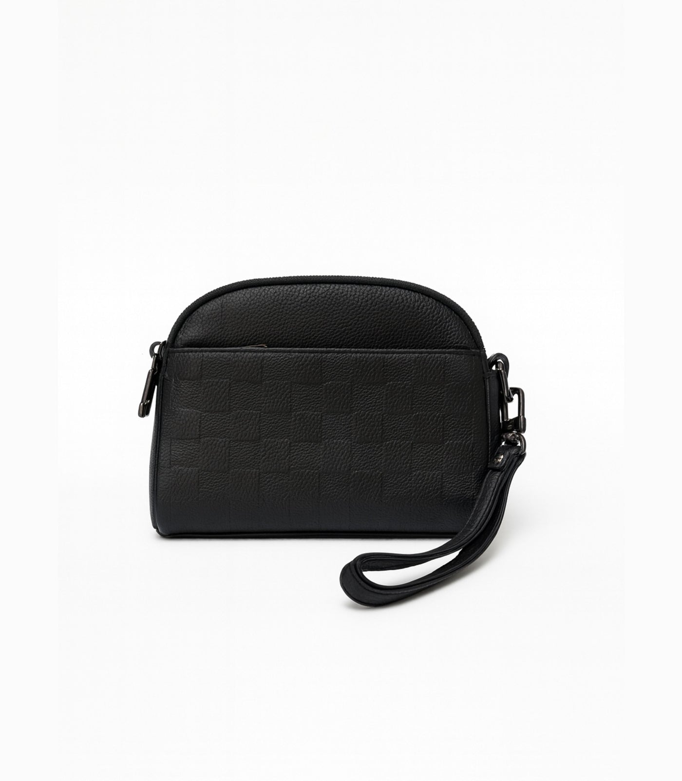 Black Checked Classic Sling Bag