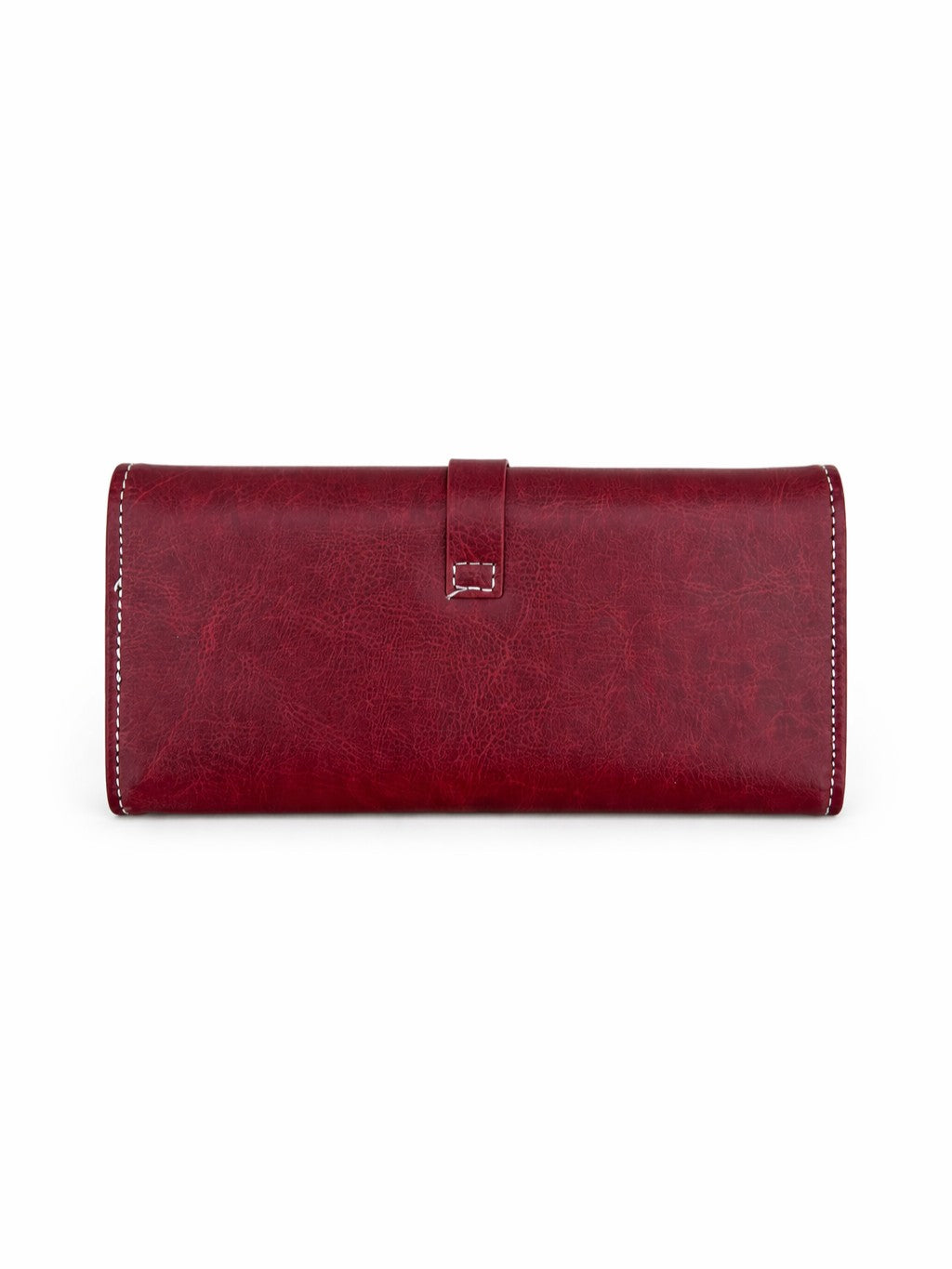 StrapSeal Trifold Wallet - Red