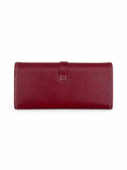 StrapSeal Trifold Wallet - Red