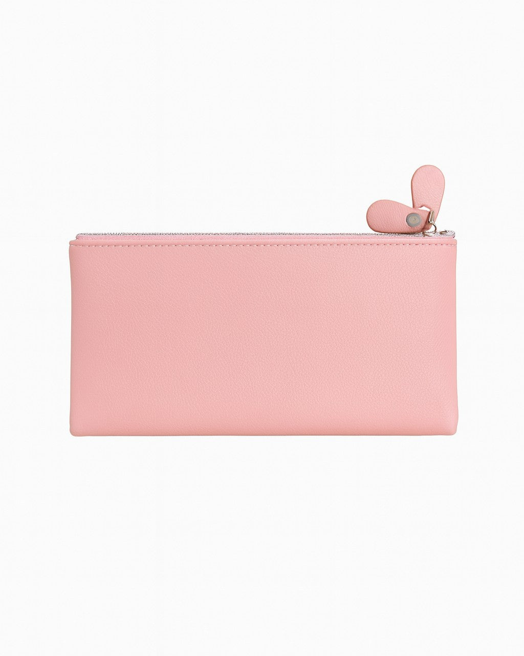 Double Pocket Soft Wallet - Pink
