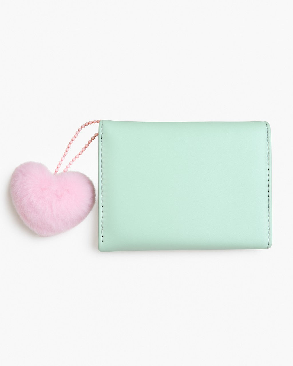You & Me Mini Trifold Wallet - Green