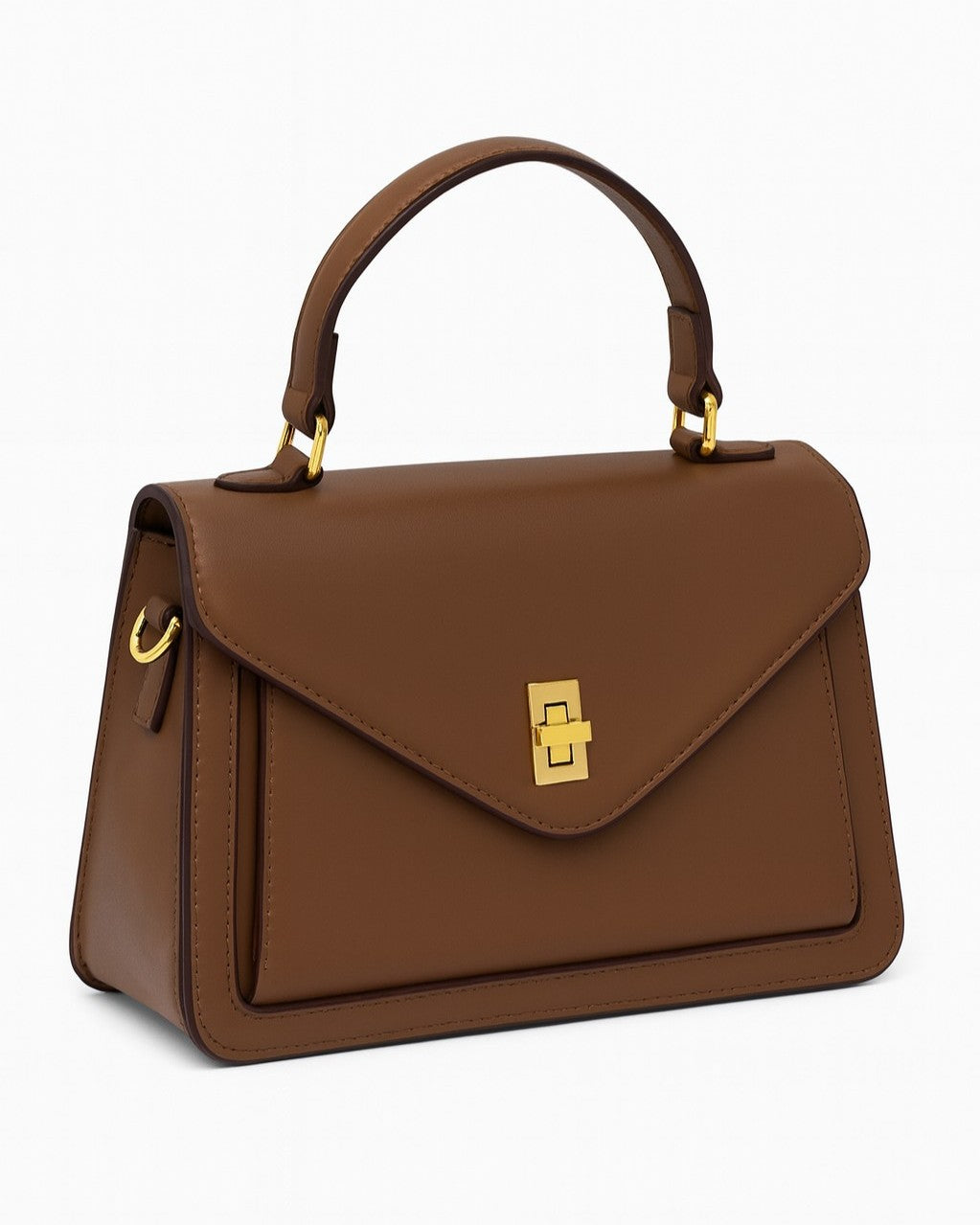 Luxe Line 4 Compartment Sling Bag - Brown