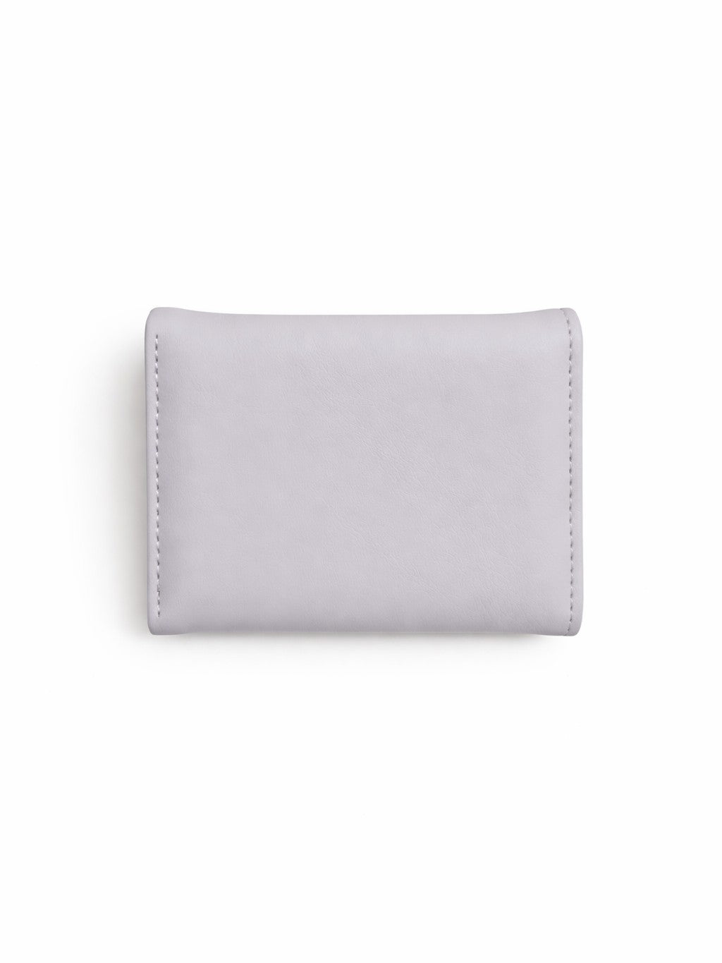 Korean Bow Mini Trifold Wallet - Purple