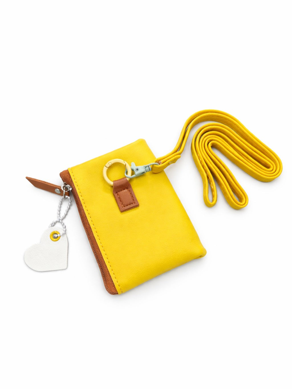 Pastel Pop Charm Mini Wallet - Yellow