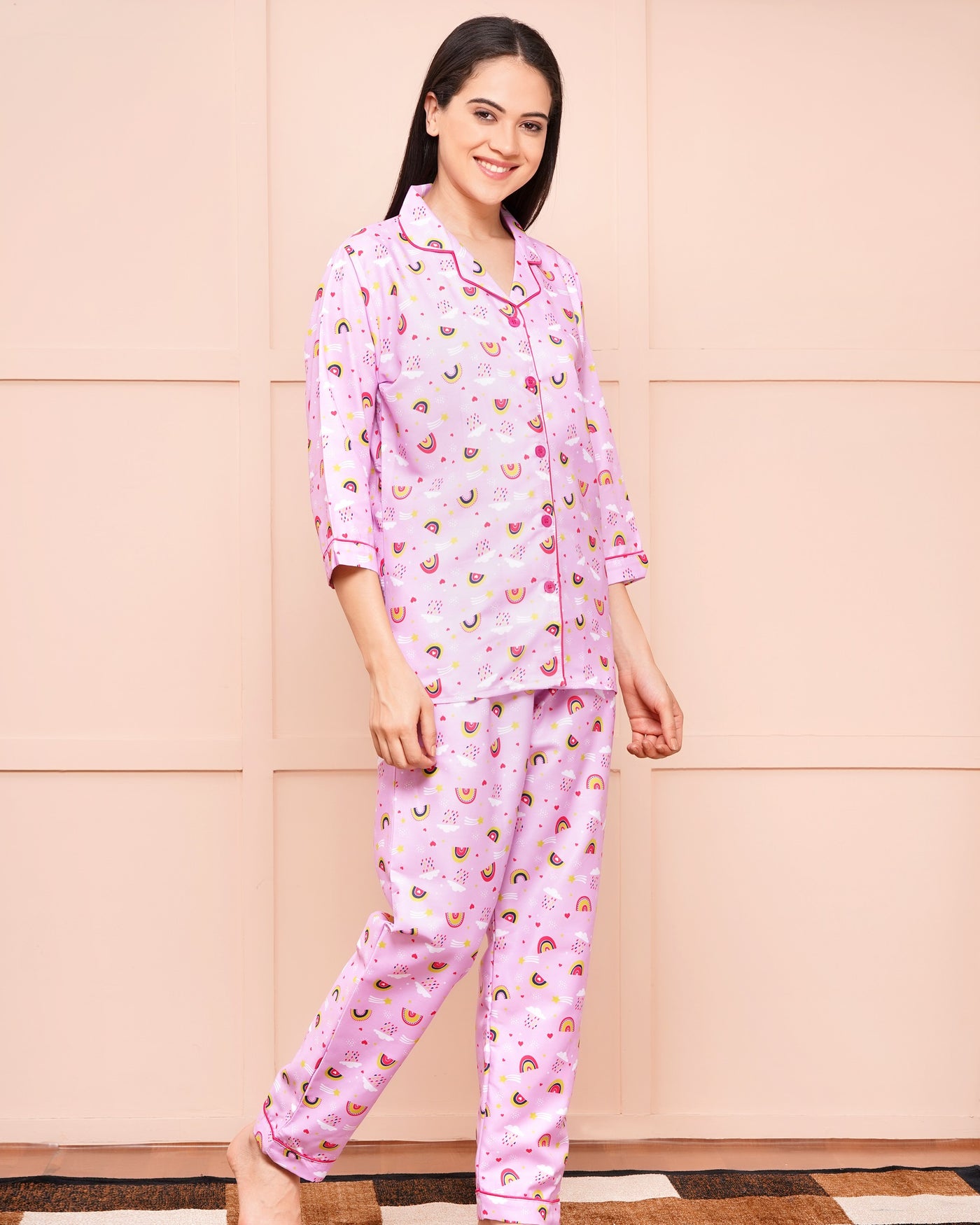 RAINBOW PRINT NIGHT SUIT