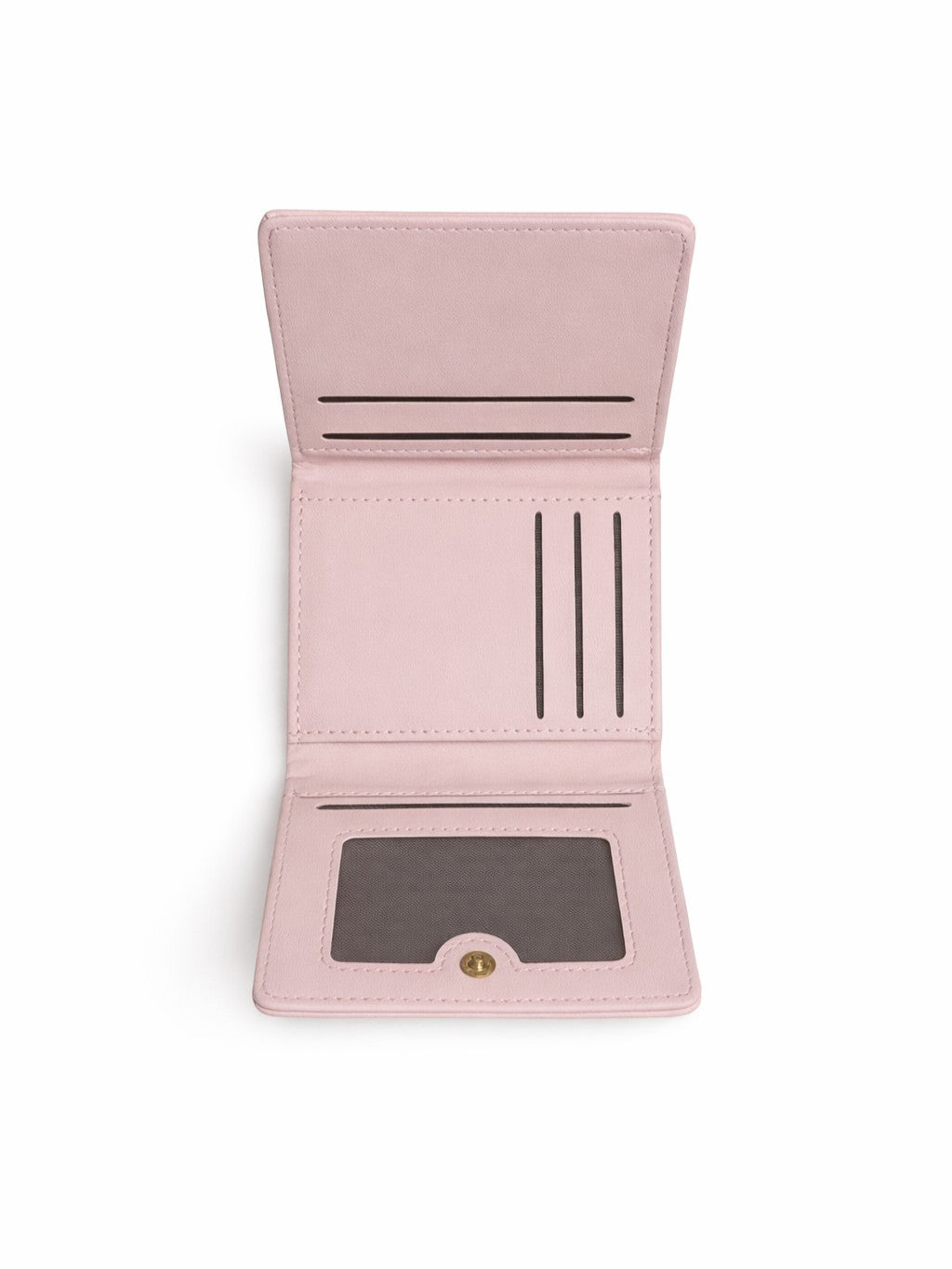 Korean Bow Mini Trifold Wallet - Pink