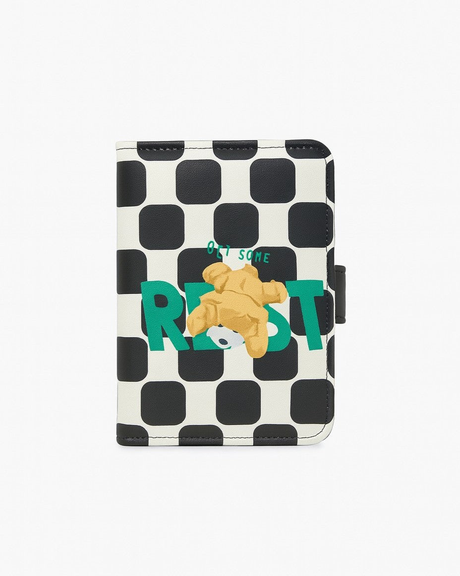 Get Some Rest Solid Card Holder - Black