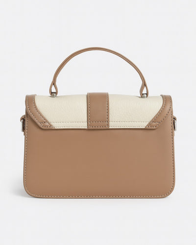 CarryMe Chic 3 Compartment Sling Bag - White